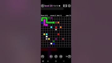 How To Solve Flow Free Premium 13x13 Mania Level 20 Hard Board Walk Through Solution Walkthrough