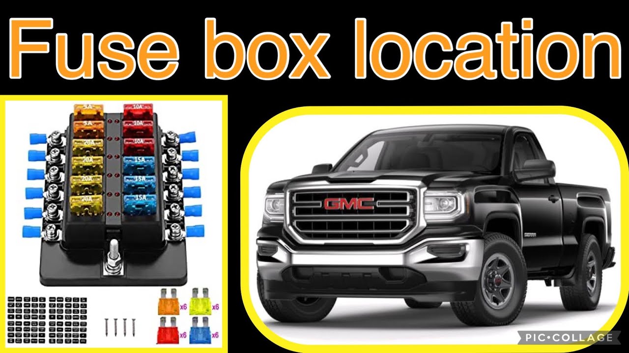 The fuse box location on a 2016 GMC Sierra YouTube