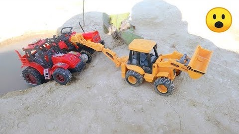 Diy tractor stuck in mud mini science project || Part-20 || Tractor Video || jcb  ||@shubbucreator