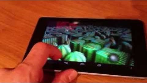 Nexus 7 running App Game Kit
