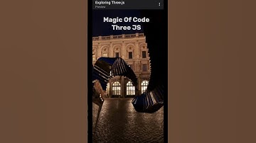 Exploring the Beauty of Three Js | Three Js Animation  Javascript| #shorts #css #developer #coding