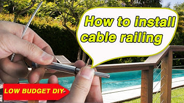 Hoe een onzichtbare kabelrailing te installeren - Muzata installatiehandleiding 2019 CR26