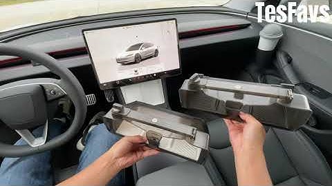 Tesla Model 3 Highland: Under-Screen Hidden Storage Installation Guide