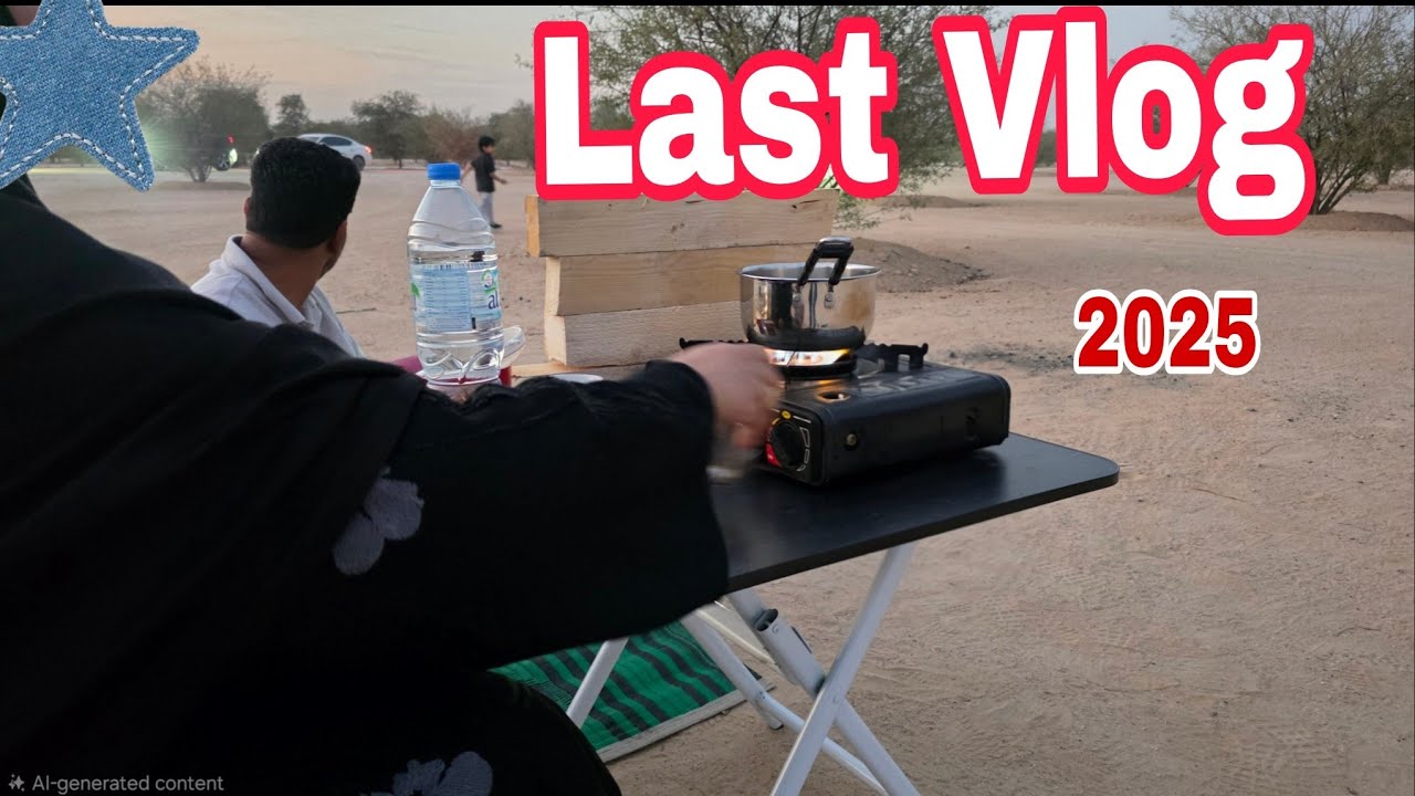 Last Vlog 2025 /   Sardi me bnai BBQ/ Exploring ki humne Dubai ki night market /femily vlog 