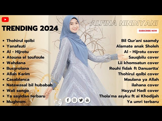 TERBARU ALFINA NINDIYANI SHOLAWAT MERDU FULL ALBUM 2024 class=