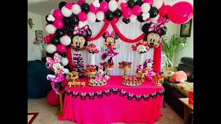 Mesa de Postres Minnie Mouse