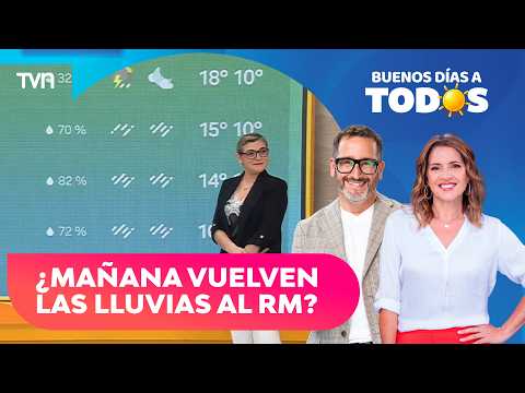 At what time and in which areas?: Rain returns to the Metropolitan region tomorrow | BDAT