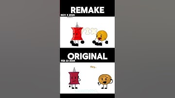 [❤️⁉️] COMPARISON VID AGAIN (COINPIN BFDI)                                      #shorts #osc #bfdi