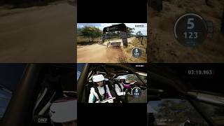 Skoda rally car drifting(?) finish!EA Sports WRC games replay compilation.