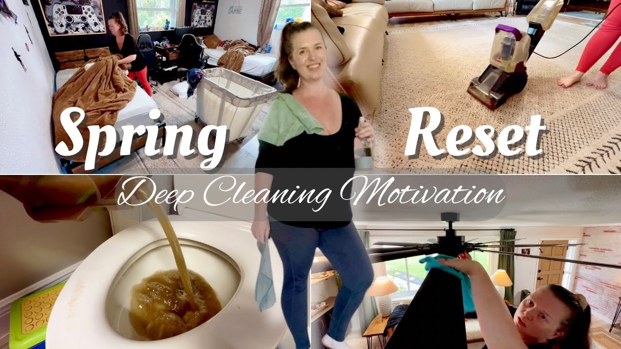 Spring Home Reset 🌸 Refreshing House Cleaning Motivation / Deep Clean ...