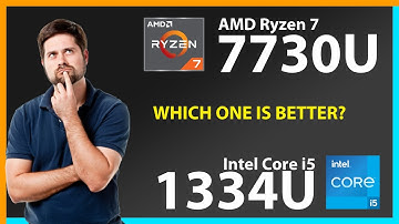 AMD Ryzen 7 7730U vs INTEL Core i5 1334U Technical Comparison