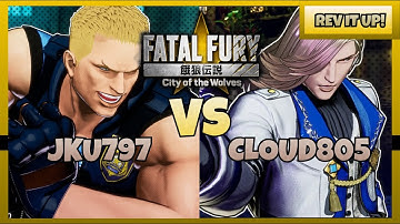 Fatal Fury: COTW - JKU797 (Kevin Rian) vs CLOUD805 (Kain R. Heinlein) Gameplays 4K