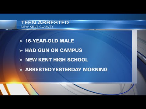 16-year-old student arrested after bringing gun to New Kent High School