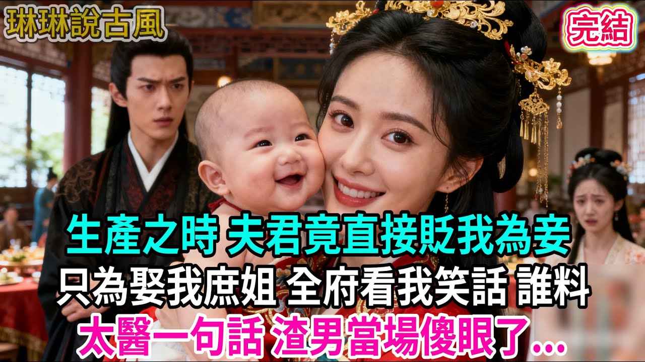 【古言】生產之時 夫君竟直接貶我為妾 ；只為娶我庶姐 全府看我笑話 誰料太醫一句話 渣男當場傻眼了...