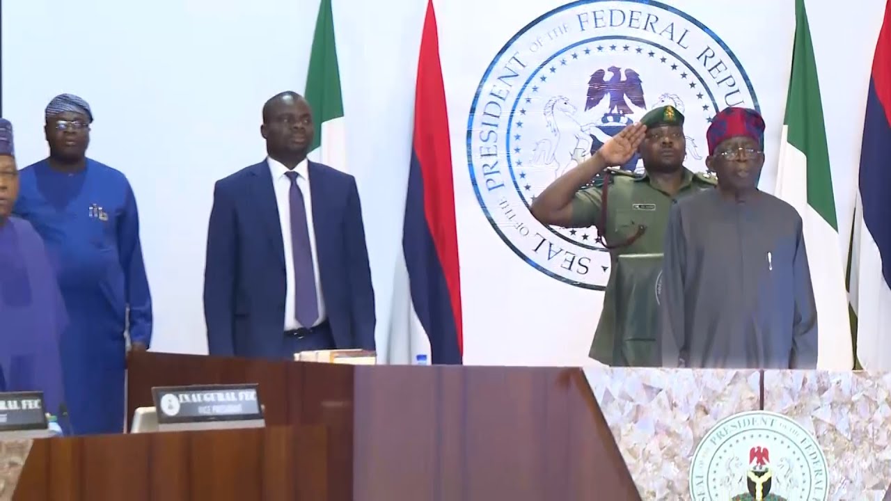President Tinubu Presides Over Inaugural FEC Meeting - YouTube