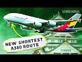 The worlds shortest airbus a380 route is changing again