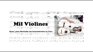 Video thumbnail of "Mil Violines - Partitura con Instrumentos reales (no midi)"