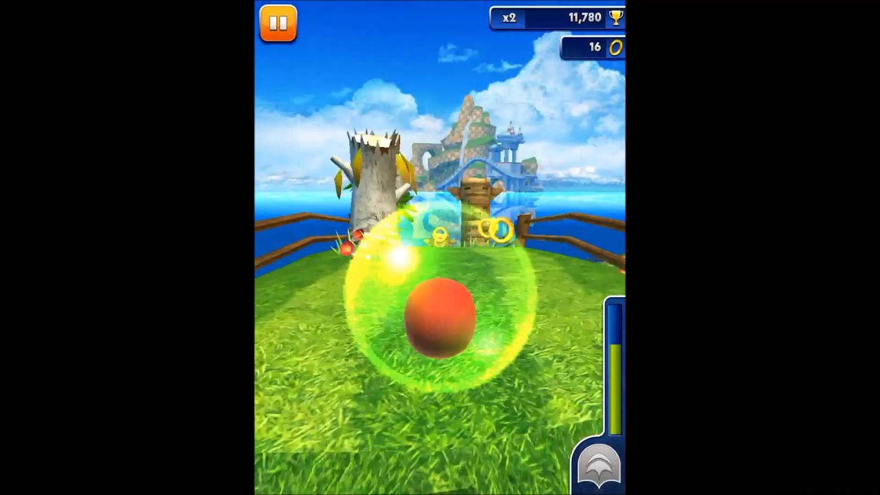 Sonic Dash: Knuckles Gameplay