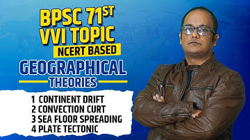 Geographical Theory Part 3🌍 Plate Tectonic Theory + Final Summary  | BPSC 71st ABHISHEK ABHAY.