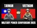 Taiwan vs Vietnam Military Power Comparison 2025 | Vietnam vs Taiwan Military Power 2025