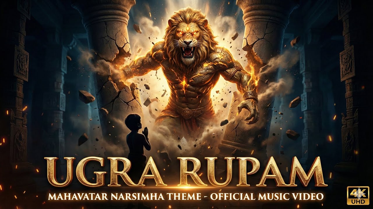 Mahavatar Narsimha Theme Song - Ugra Rupam | Powerful BGM