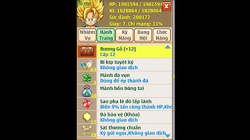 Ngọc Rồng Online - Mẹo Win Rương 12 Tiết Kiệm