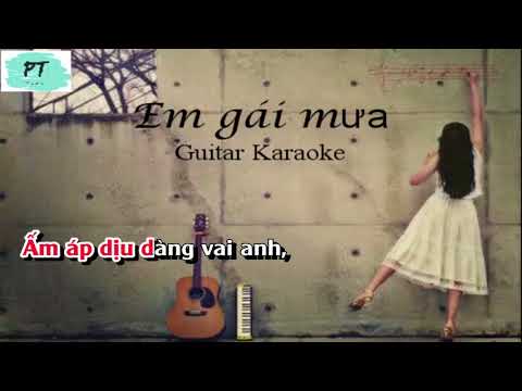 Video Em gái mưa - Karaoke guitar beat | Tone nữ - youtube