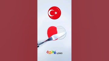 What color do mixed flags make🇹🇷 #colormixing  #satisfyingart #asmart #shorts
