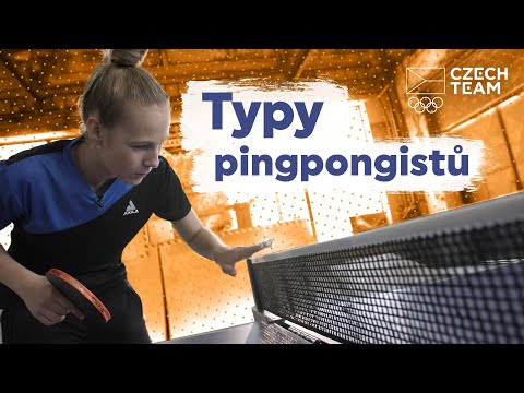 Typy hráčů na pingpongu 🙋‍♂️ 🦸🏼‍♀️