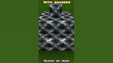 Minecraft Shaders vs Minecraft without shaders  #shorts #minecraft