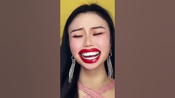 Cô gái có cái miệng to nhất thế giới #miệng #haihuoc #cuoi #cute