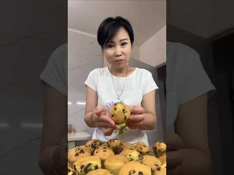 Кексы с капельками шоколада #оченьвкусно #простойрецепт