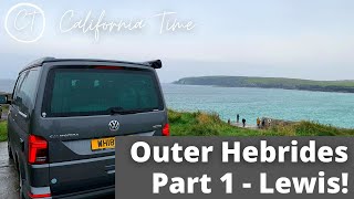 Outer Hebrides Camping (Lewis) In Our VW California Campervan 2021  Part 1