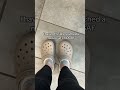 If you see me in public wearing my lined Crocs with socks just know I’m going through it….#crocs