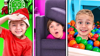 Levi & Ivy’s Extreme Hide & Seek Challenge! Who’s the Best?