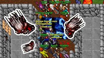 OLD AZURA EDRON Battle - KATH MARUK DIES (Tibia 8.3 2008)