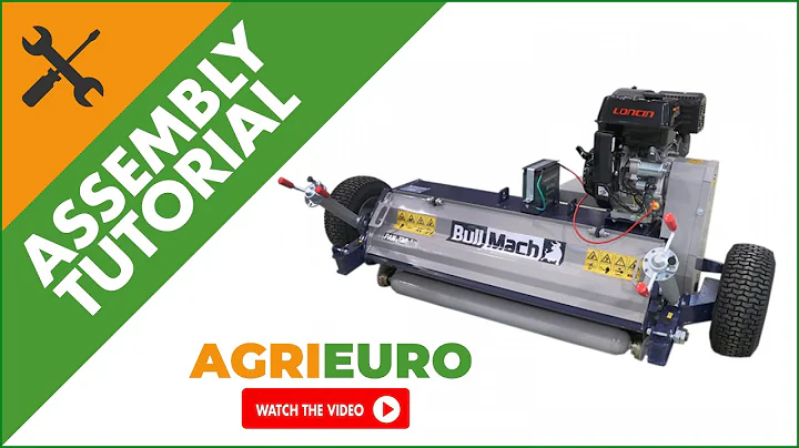 GeoTech Pro GTFM 120 LE petrol ATV flail mower - tow behind flail mower - Assembly tutorial