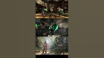 MK9 vs MKX vs MK1 - Ermac X-Rays & Fatal Blow Comparisons #shorts