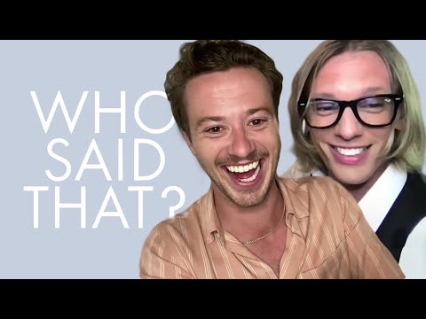 'Stranger Things' Jamie Campbell Bower & Joseph Quinn Guessing Cast Quotes | Who Said That? | ELLE