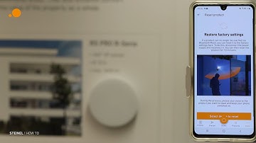 How To | STEINEL CONNECT APP | 6. Reset product