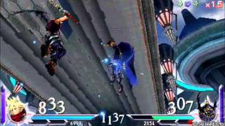 Dissidia 012 Labyrinth KH Cloud 100 vs Golbez 105 Party Battle 1