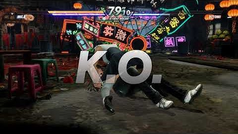Dead or Alive 6 Mila vs Hitomi CPU vs CPU AI vs AI (hardest level 8)