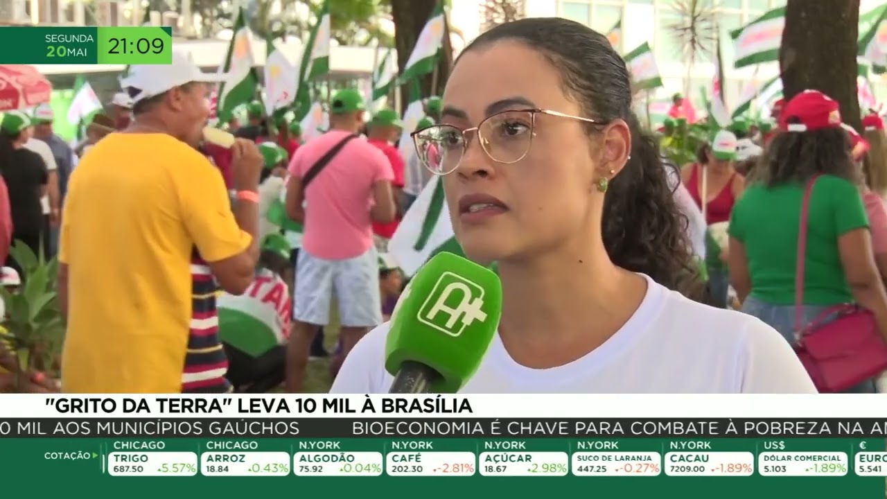 “Grito da Terra” leva 10 mil à Brasília