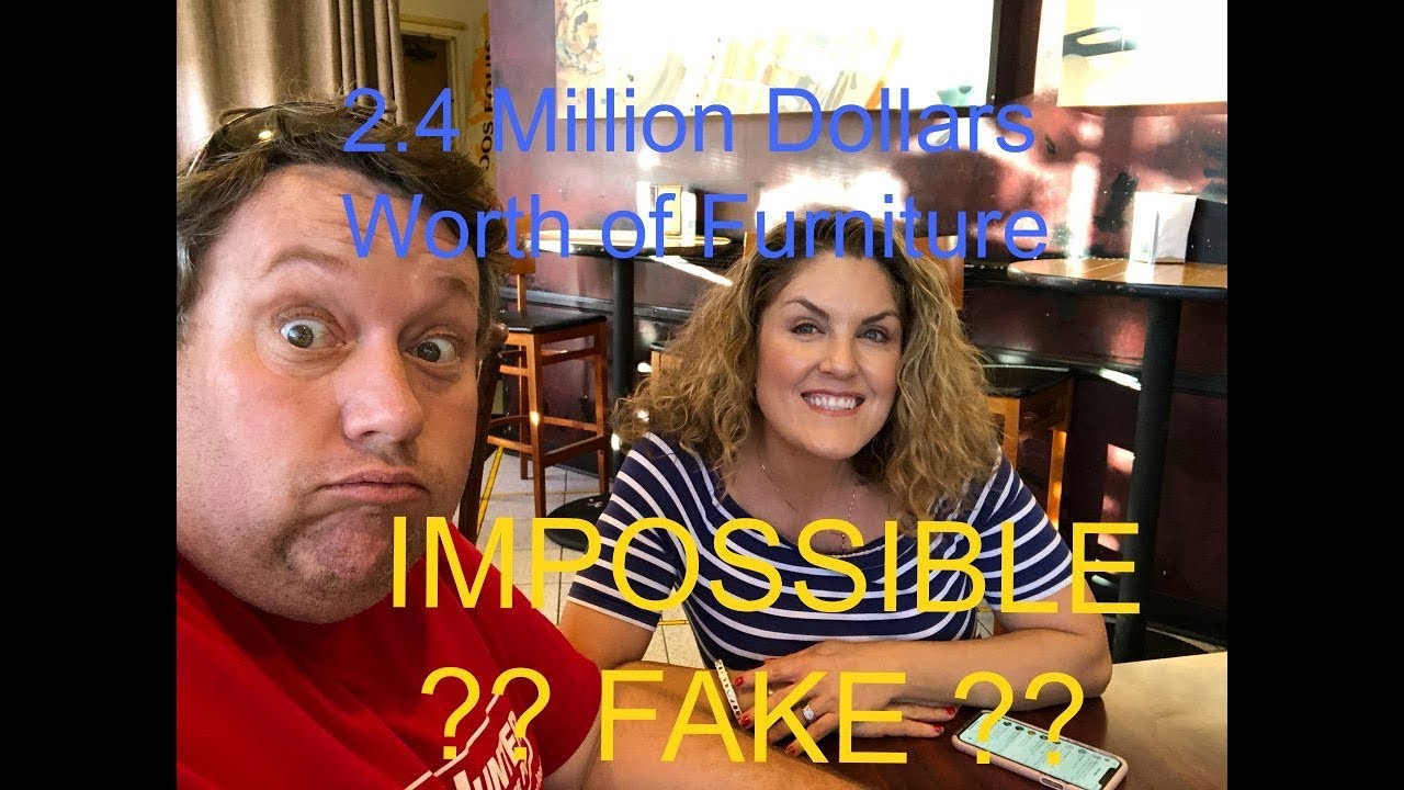 Storage Wars 2.4 Million Dollars of Furniture FAKE FAKE IMPOSSIBLE