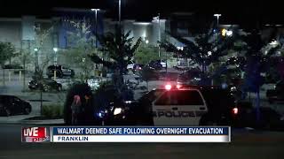 ‘No threat to the public’ Franklin Walmart cleared after report of dangerous person