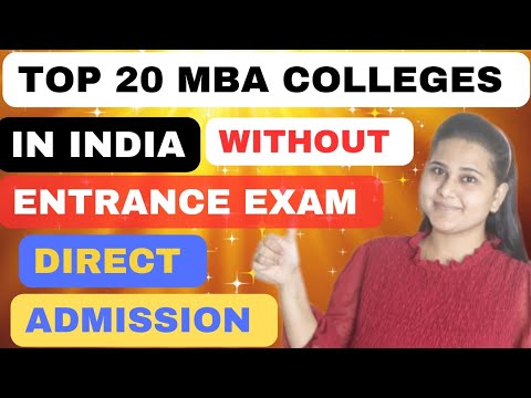 TOP MBA Colleges in India without Entrance Examination🔥 BEST MBA ...