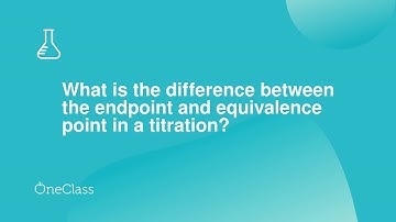 What is the difference between the endpoint and equivalence point in a titration?