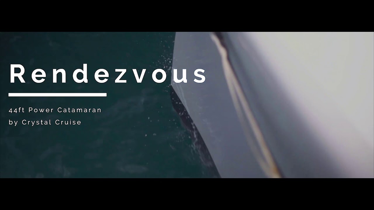 RENDEZVOUS 44 ft fast and very comfortable power catamaran on 23 people day charter