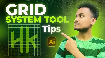 Illustrator Grid Tool Tutorial for Beginners | Grid Logo Design | Illustrator Bangla Tutorial