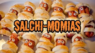 SalchiMomias para Halloween - Recetas para día de muertos